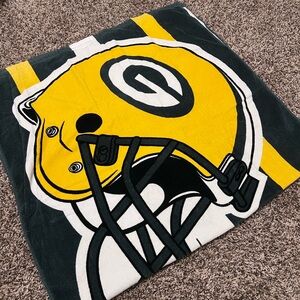 Green Bay Packers Football Helmet Beach Towel